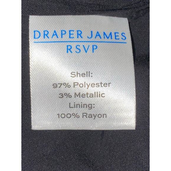 Draper James Long black sleeveless tiered smocked at waist lined Flowy Size S - Picture 7 of 9